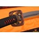 45" Traditional Hand Forged Japanese Samurai Naginata Sword Clay Tempered Full Tang Blade