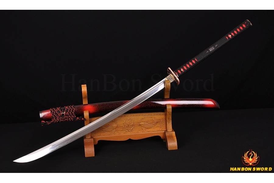 48“HAND FORGED NAGINATA COMBAT READY JAPANESE SAMURAI SWORD BLADE LONGER KATANA 