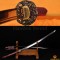 Fully Hand Forged Damascus Steel Clay Tempered Blade Flying Dragon Koshirae KATANA Japanese Samurai Sword