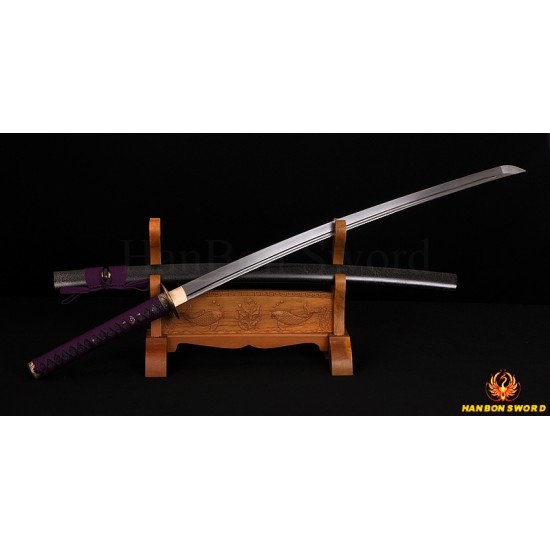 Handmade KATANA Japanese samurai sword DAMASCUS FULL TANG BLADE