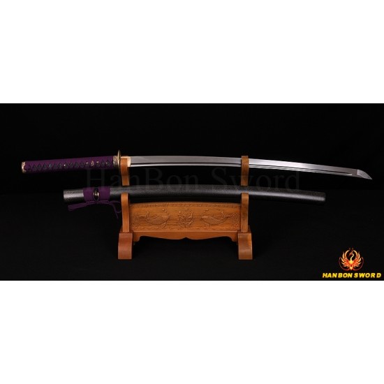 Handmade KATANA Japanese samurai sword DAMASCUS FULL TANG BLADE