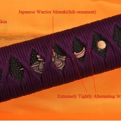 Handmade KATANA Japanese samurai sword DAMASCUS FULL TANG BLADE