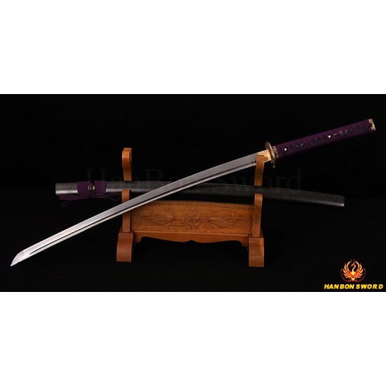 Handmade KATANA Japanese samurai sword DAMASCUS FULL TANG BLADE