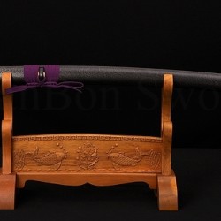 Handmade KATANA Japanese samurai sword DAMASCUS FULL TANG BLADE