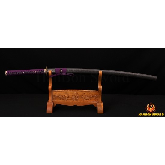 Handmade KATANA Japanese samurai sword DAMASCUS FULL TANG BLADE