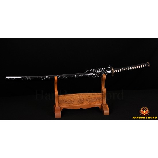 DRAGON KOSHIRAE CLAY TEMPERED FULL TANG BLADE HAND MADE JAPANESE KATANA SAMURAI SWORD