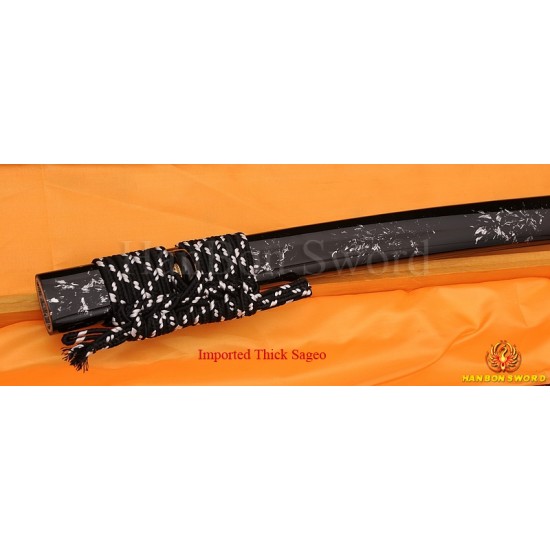 TRADITIONAL HAND FORGED JAPANESE SAMURAI SWORD KATANA CLAY TEMPERED CAN BE CUSTOMIZED