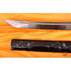 TRADITIONAL HAND FORGED JAPANESE SAMURAI SWORD KATANA CLAY TEMPERED CAN BE CUSTOMIZED