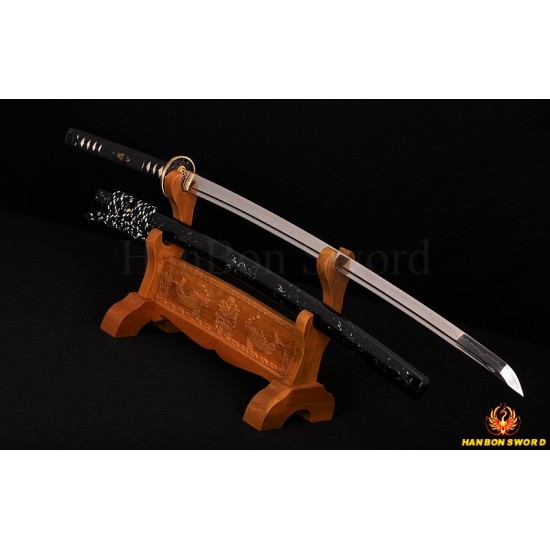 TRADITIONAL HAND FORGED JAPANESE SAMURAI SWORD KATANA CLAY TEMPERED CAN BE CUSTOMIZED