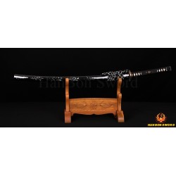 TRADITIONAL HAND FORGED JAPANESE SAMURAI SWORD KATANA CLAY TEMPERED CAN BE CUSTOMIZED