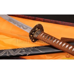 Hand Forge KATANA SWORD Dragon Japanese Samurai Sword  