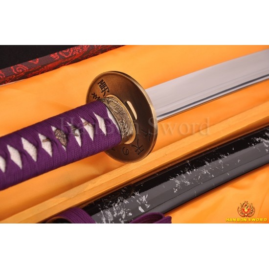 Japanese Samurai KATANA Sword High Carbon Steel Full Tang blade