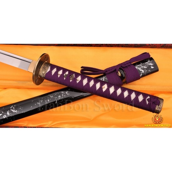 Japanese Samurai KATANA Sword High Carbon Steel Full Tang blade