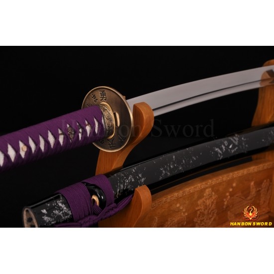 Japanese Samurai KATANA Sword High Carbon Steel Full Tang blade