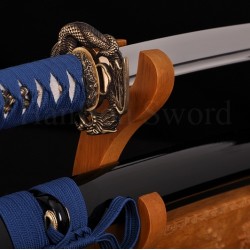 Japanese Dragon V Snake KATANA Sword 1060 high carbon steel full tang blade 