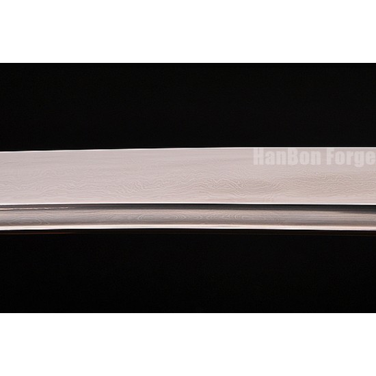  Japanese Samurai KATANA Sword Handmade Pattern Steel Full Tang Blade With High Quality Alloy Tsuba