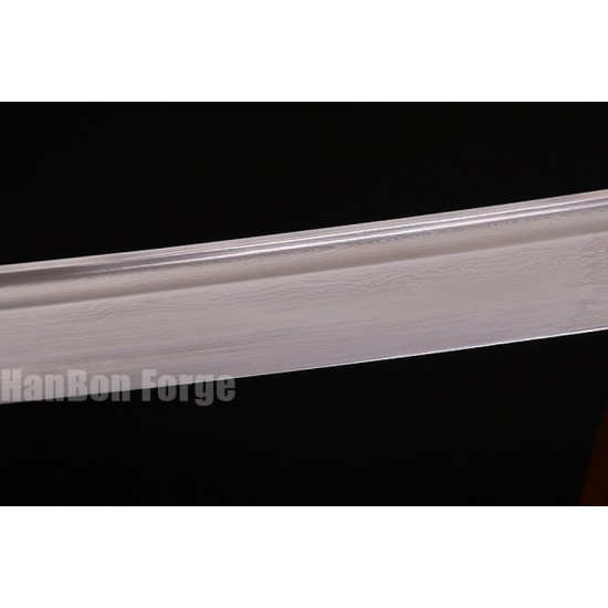Japanese Samurai KATANA Sword Handmade Pattern Steel Full Tang Blade With High Quality Alloy Tsuba Japanese Samurai KATANA Sword Handmade Pattern Steel Full Tang Blade With High Quality Alloy Tsuba