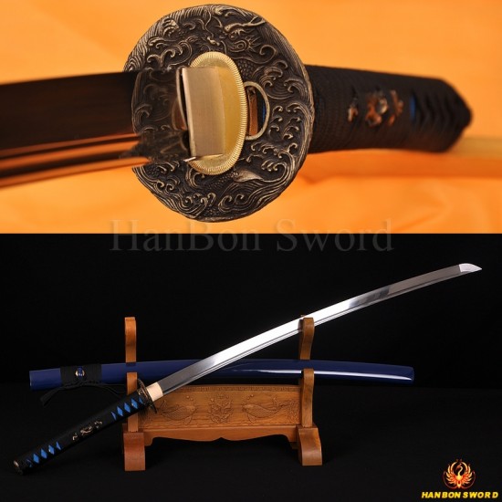 Japanese Sea Dragon KATANA Samurai Sword 1060 high cabon steel blade