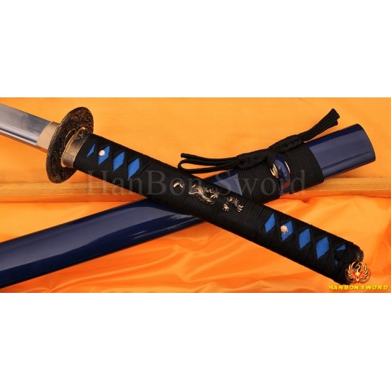 Japanese Sea Dragon KATANA Samurai Sword 1060 high cabon steel blade