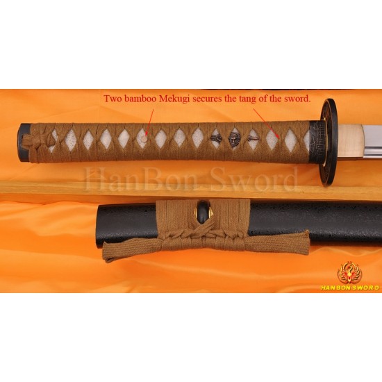 High Quality Iaido japanese KATANA sword 1060 high carbon steel blade