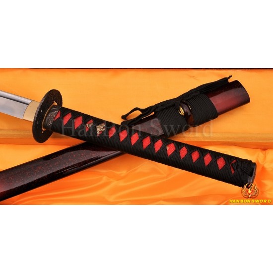 Hawk Koshirae High Carbon Steel Oil Quenched Full Tang Blade Japanese Samurai Sword KATANA 