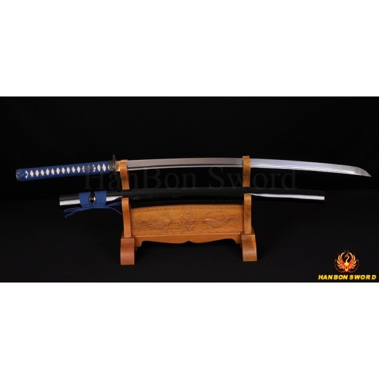 Japanese KATANA SAURAMI SWORD 1060 STEEL HIGH CARBON STEEL OIL QUENCHED BLADE