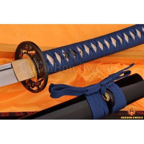 Japanese KATANA SAURAMI SWORD 1060 STEEL HIGH CARBON STEEL OIL QUENCHED BLADE