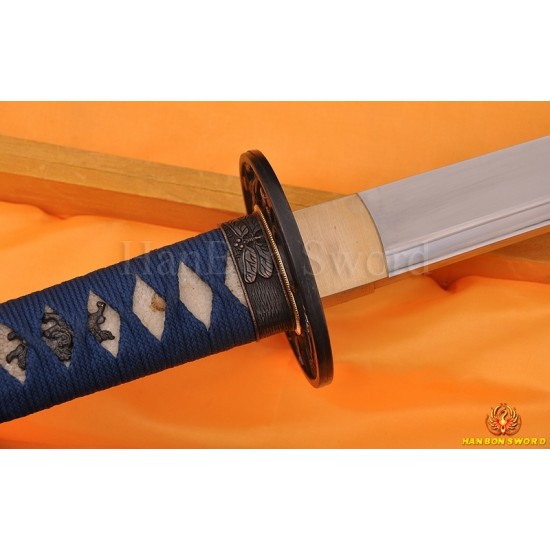 Japanese KATANA SAURAMI SWORD 1060 STEEL HIGH CARBON STEEL OIL QUENCHED BLADE