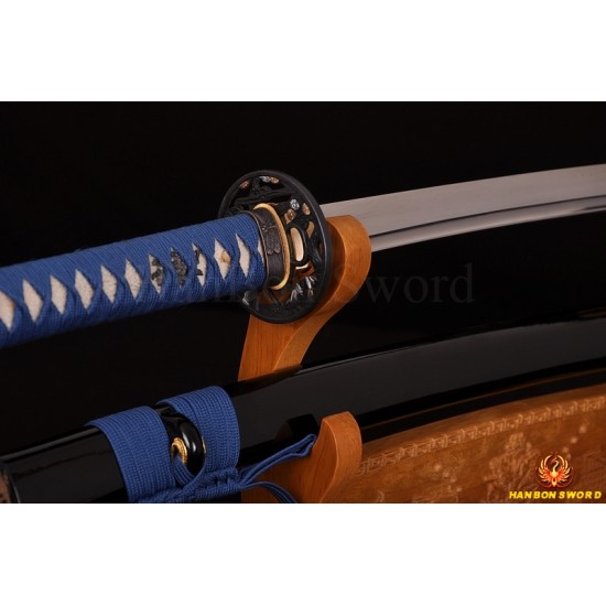 Japanese KATANA SAURAMI SWORD 1060 STEEL HIGH CARBON STEEL OIL QUENCHED BLADE