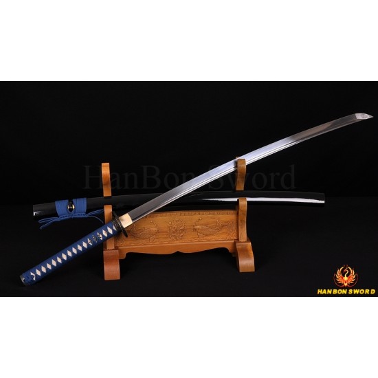 Japanese KATANA SAURAMI SWORD 1060 STEEL HIGH CARBON STEEL OIL QUENCHED BLADE