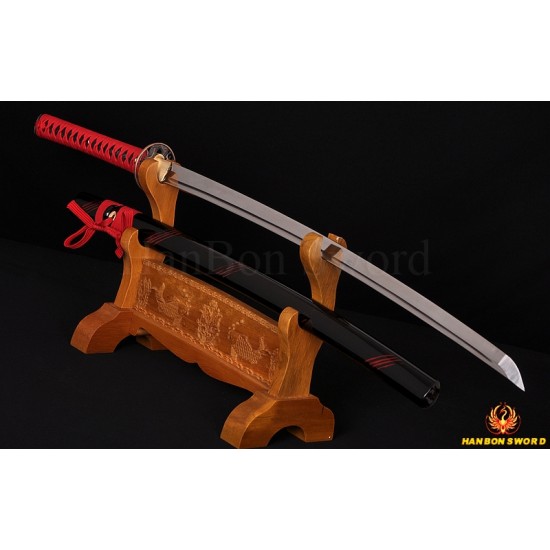 Japanese Iaido training sword KATANA full tang blade  Dragon theme fittings