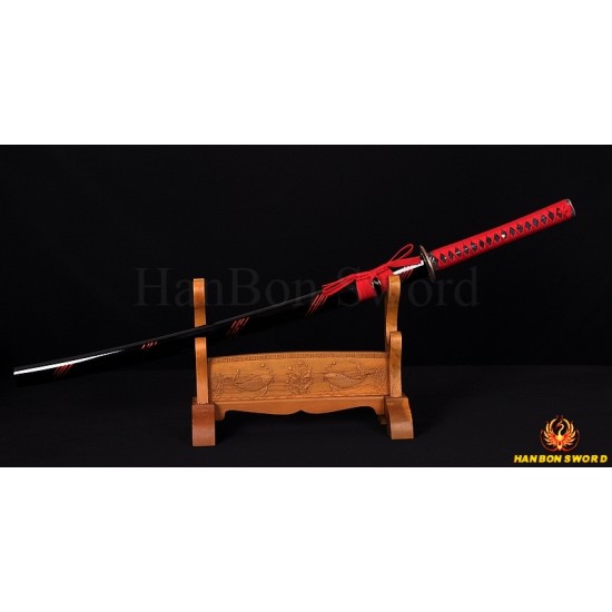 Japanese Iaido training sword KATANA full tang blade  Dragon theme fittings