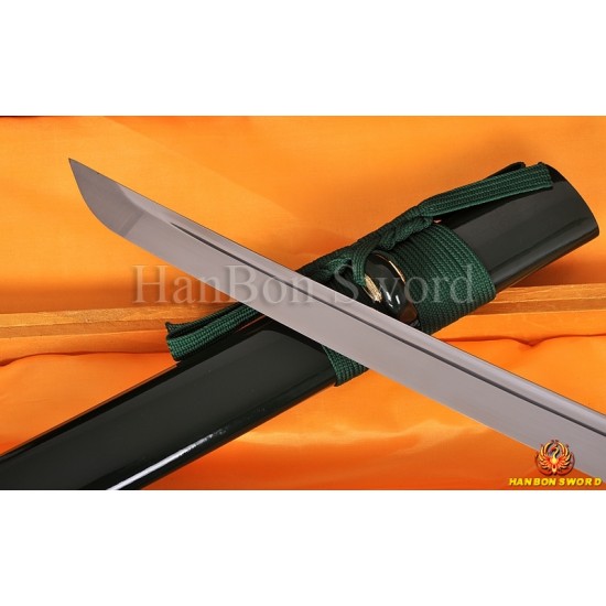 Hand made iaito japanese KATANA sword 1060 high carbon steel full tang blade crane theme