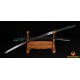 Hand made iaito japanese KATANA sword 1060 high carbon steel full tang blade crane theme