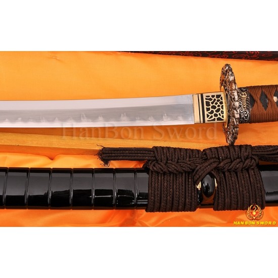 Top Quality Traditional Handmade Japanese Samurai Dragon Sword KATANA Kobuse Blade