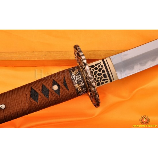 Top Quality Traditional Handmade Japanese Samurai Dragon Sword KATANA Kobuse Blade