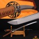 Japanese KATANA Sword DAMASCUS STEEL BLADE BAMBOO THEME KOSHIRAE