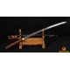 Japanese KATANA Sword DAMASCUS STEEL BLADE BAMBOO THEME KOSHIRAE