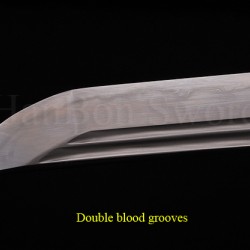 Damascus Steel Clay Tempered Blade Dragon Koshirae&Engraving Japanese Samurai Sword KATANA