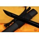 Functional Hand Forged Black Ninjato Japanese Ninja Sword Black Full Tang Blade 