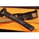 HANDMADE JAPANESE KATANA SAMURAI SWORD DRAGON KOSHIRAE LEATHER ITO HUALEE SAYA