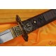 HANDMADE JAPANESE KATANA SAMURAI SWORD DRAGON KOSHIRAE LEATHER ITO HUALEE SAYA