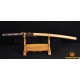 HANDMADE JAPANESE KATANA SAMURAI SWORD DRAGON KOSHIRAE LEATHER ITO HUALEE SAYA