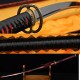 Leathe ITO Dragon Musashi TSUBA Full Tang Blade Oil Quenched JAPANESE KATANA SAMURAI SWORD