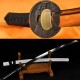 Japanese KATANA Sword Hand Forged 1060 High Carbon Steel Full Tang Blade Samurai Sword With Alloy Tsuba White Saya