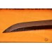 Black&Red Damascus Oil Quenched Full Tang Blade Tiger&Lion Koshirae Japanese Sword