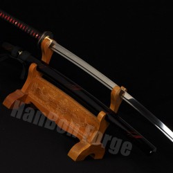 Japanese KATANA Sword Handmade 1060 High Carbon Steel Blade With Alloy Tsuba True Sword
