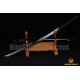 Training Sword Iaido Sword Oil Quenched Full Tang Blade Japanese KATANA Sword BLACK