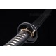 Japanese Samurai Sword T10 Steel Clay Tempered HIRA-ZUKURI Blade Iron Tsuba