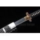 Japanese Samurai Sword T10 Steel Clay Temper HIRA-ZUKURI Blade Dragon Paint Saya